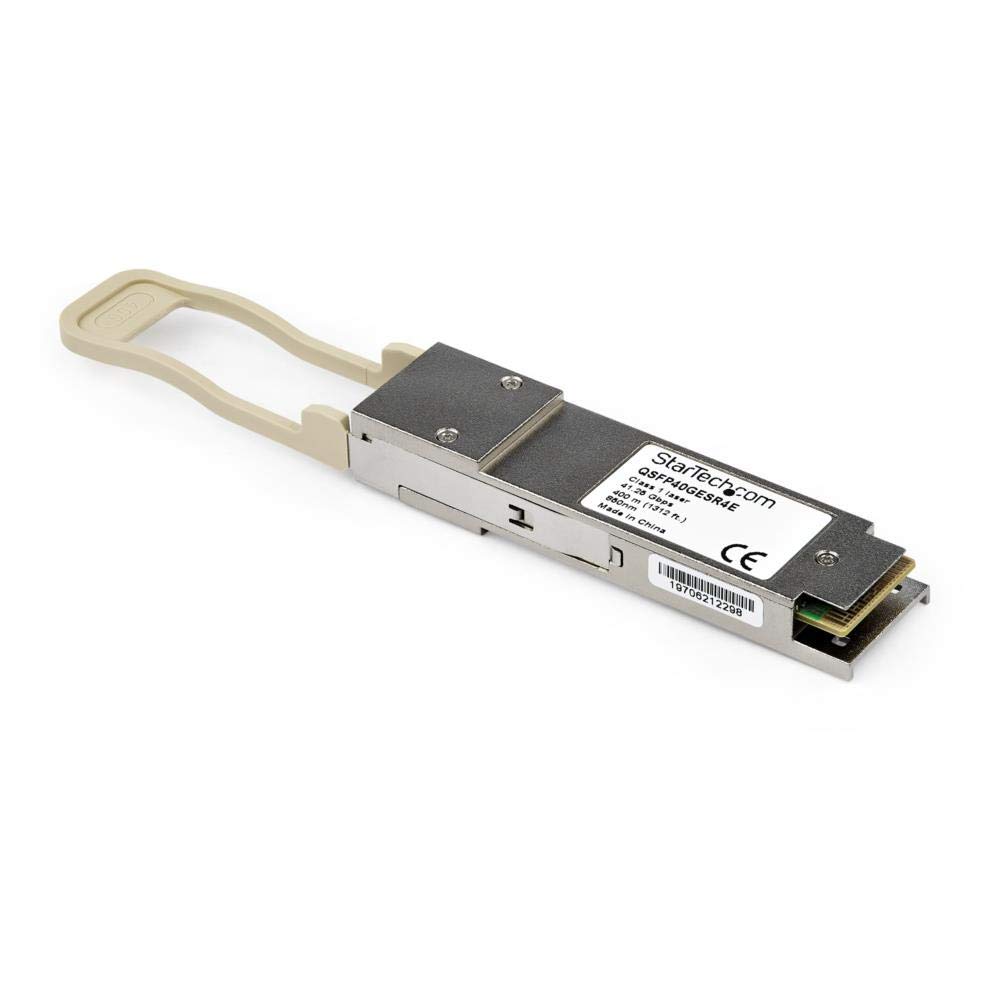 StarTech.com Arista Networks QSFP-40G-XSR4 Compatible 40G QSFP+ Transceiver Module - 40GBASE-SR4 Multimode Fiber Optic - 850nm Wavelength - MPO Connector - 400m Reach - DDM Support - Ideal for Data Centers & High-Speed Networking