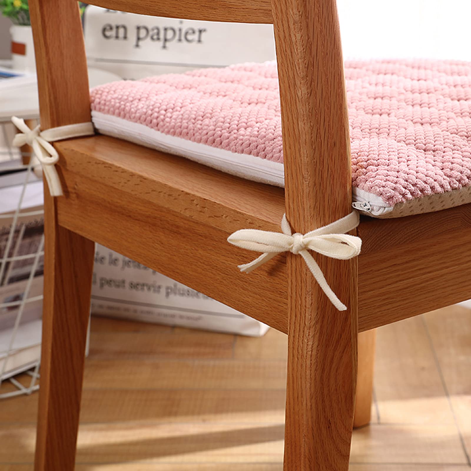 Comfortable Memory Foam Dining Chair Cushions - Non-Slip Seat Pads for Kitchen, Living Room & Lounge Chairs - Perfect for Home Decor & Comfortable Seating