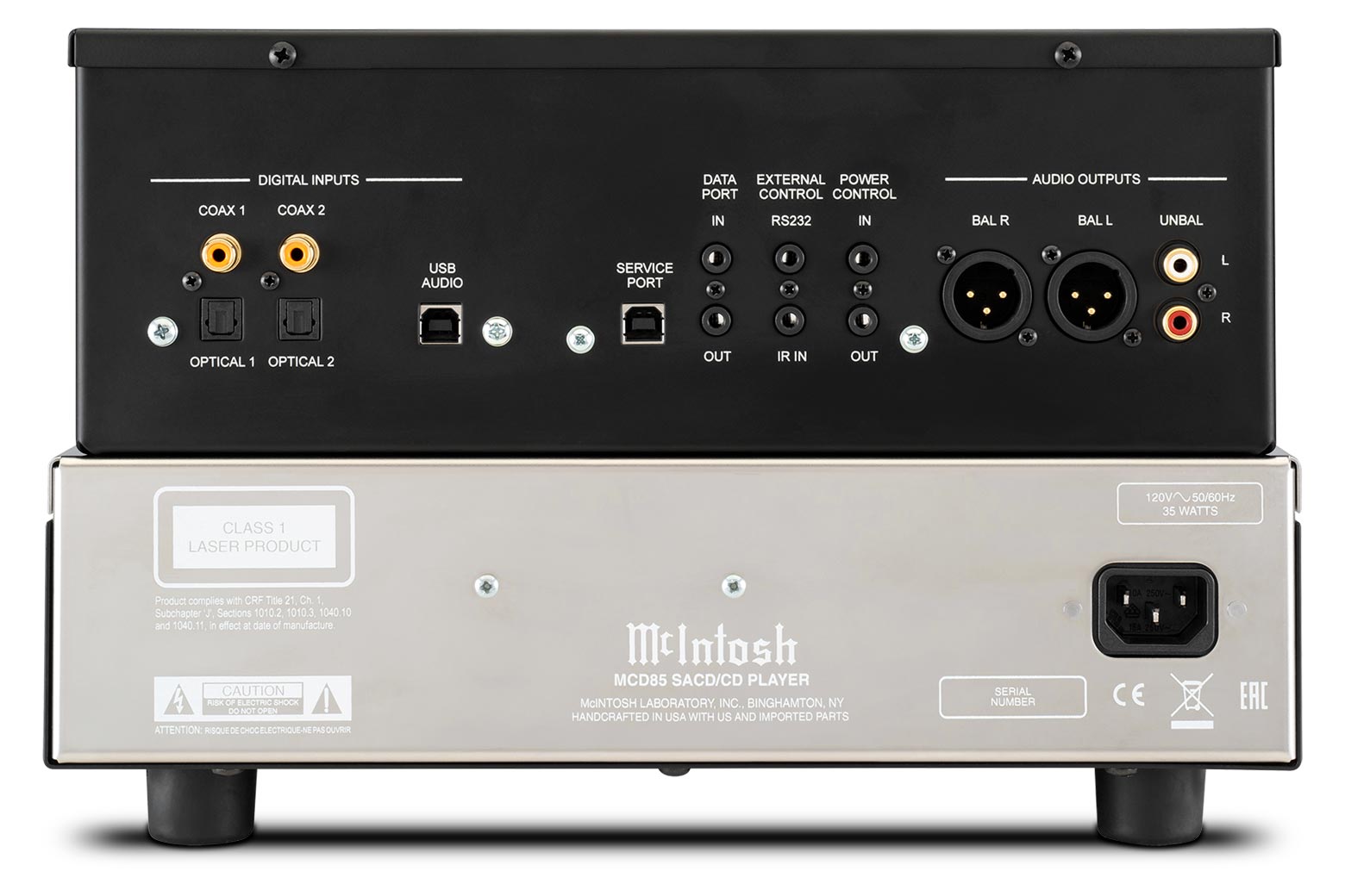 McIntosh MCD85 2 Channel SACD/CD Player - High-End Audio Equipment for Audiophiles | Perfect for Home Theater & Music Listening