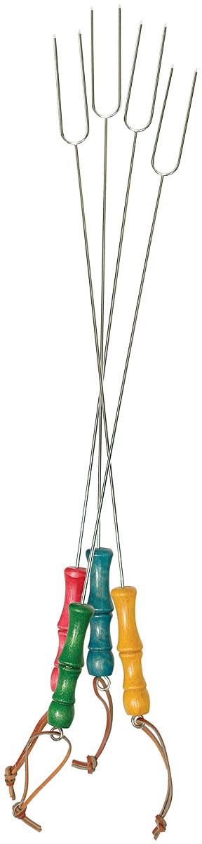 Premium Stainless Steel Picnic Forks - 4-Pack Durable & Elegant Flatware for Outdoor Dining, BBQ, Camping, and Picnics - Rust-Resistant & Dishwasher Safe
