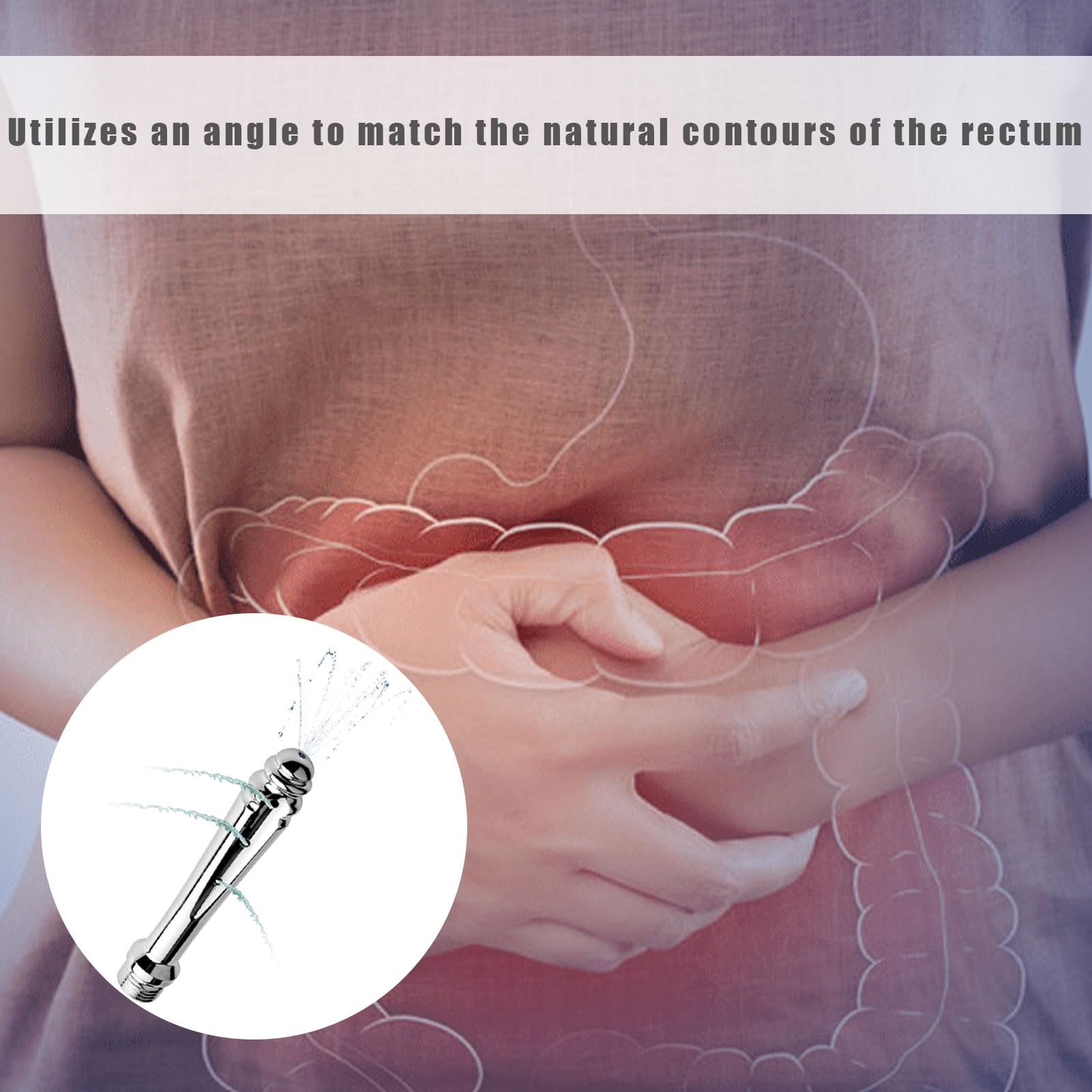 Anal Shower Attachment for Men & Women - Aluminum Bidet Sprayer for Personal Hygiene & Anal Cleansing - Perfect for Travel, Home Use & Postpartum Care