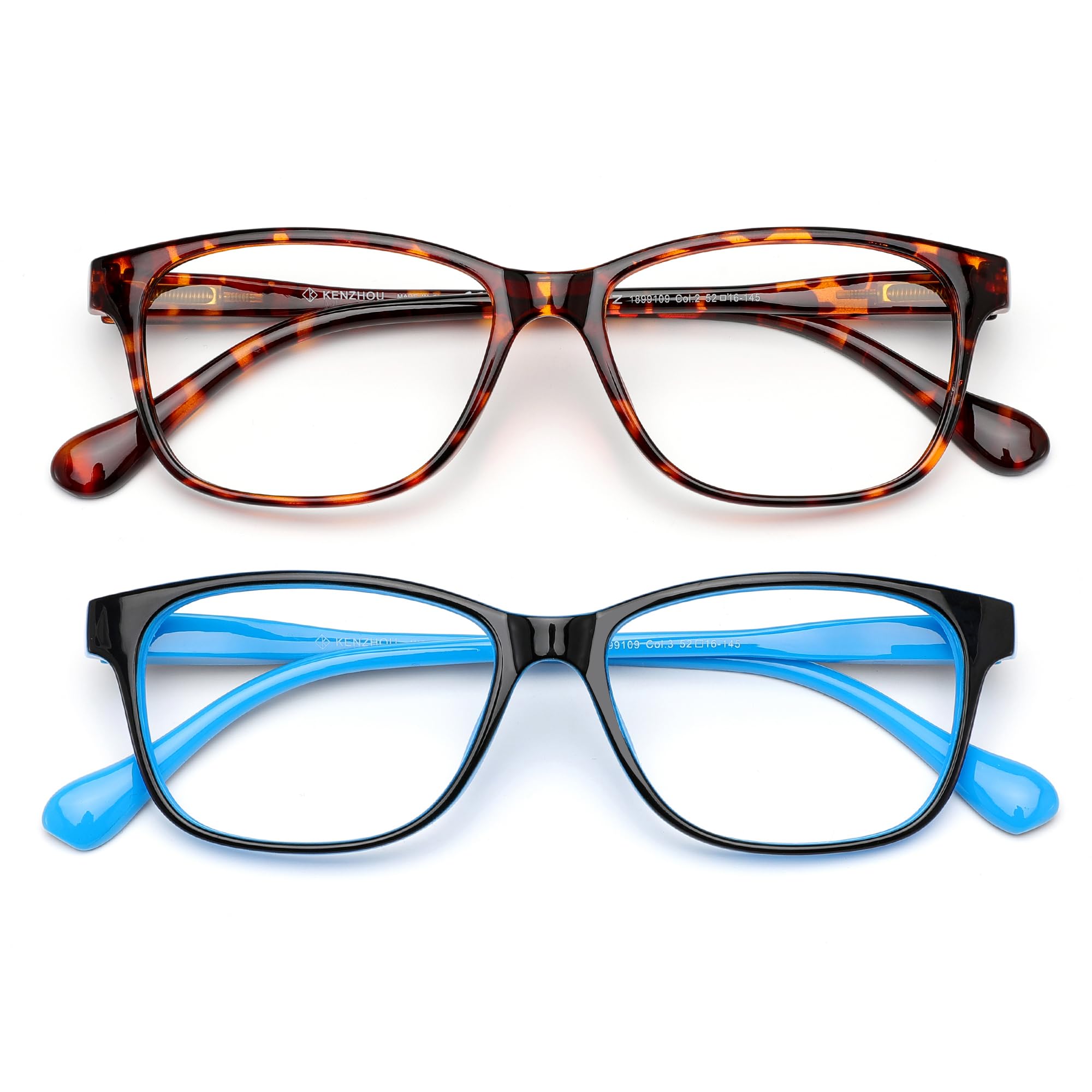 Blue Light Blocking Glasses 2-Pack for Women & Men - Perfect for Reading & Screen Use