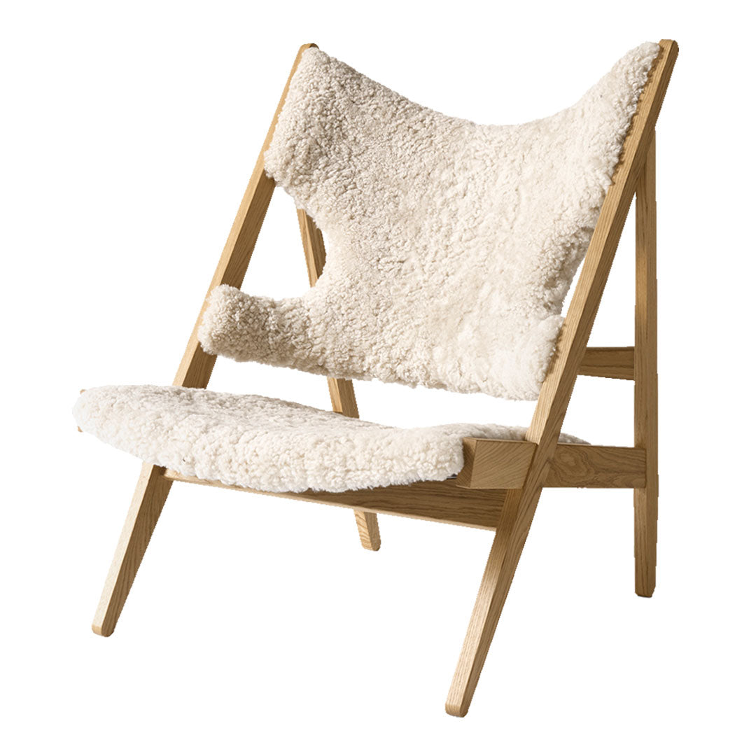 Cozy Knitting Lounge Chair for Relaxation - Ergonomic Design with Soft Cushions - Perfect for Reading, Knitting, or Napping in Living Room & Bedroom