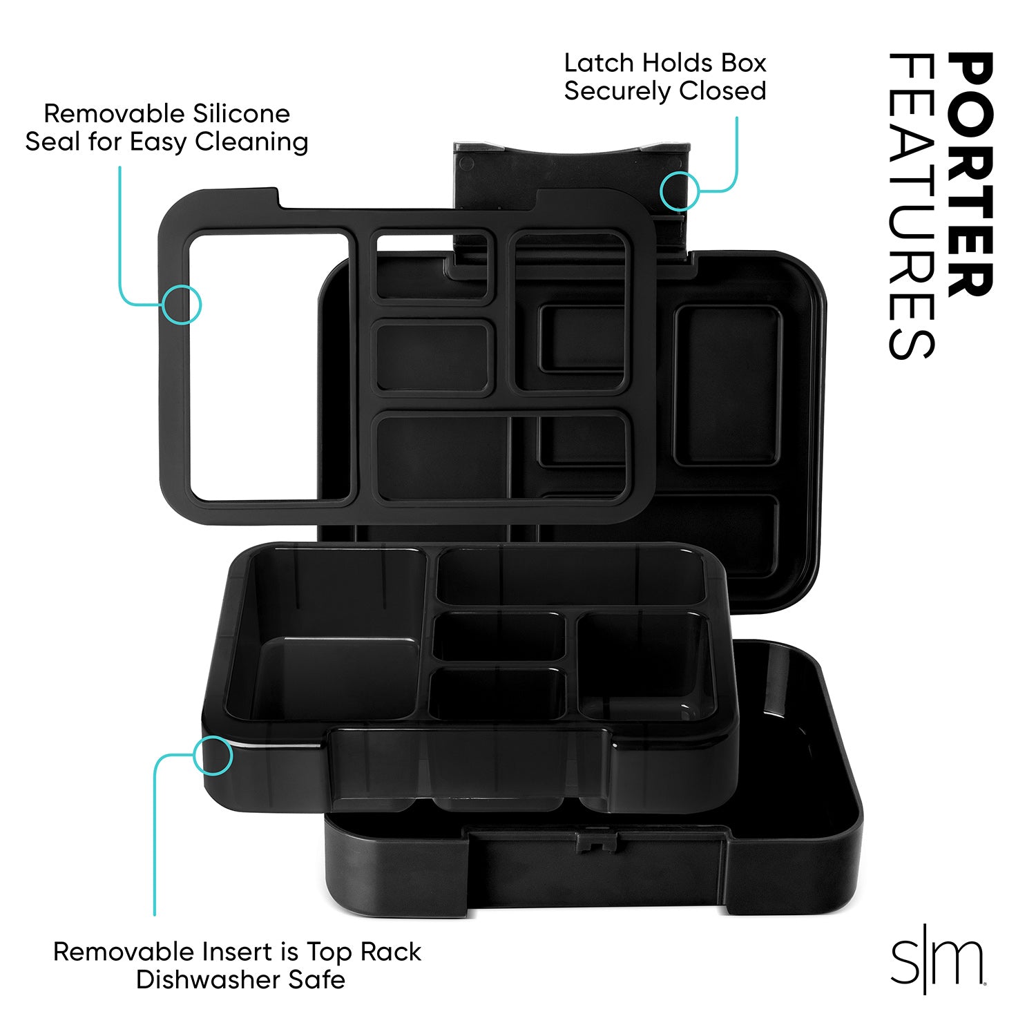 Premium Stainless Steel Porter Bento Box - 3-Tier Leak-Proof Lunch Container for Adults & Kids - Ideal for Office, School, Picnics & Travel - BPA-Free Eco-Friendly Food Storage