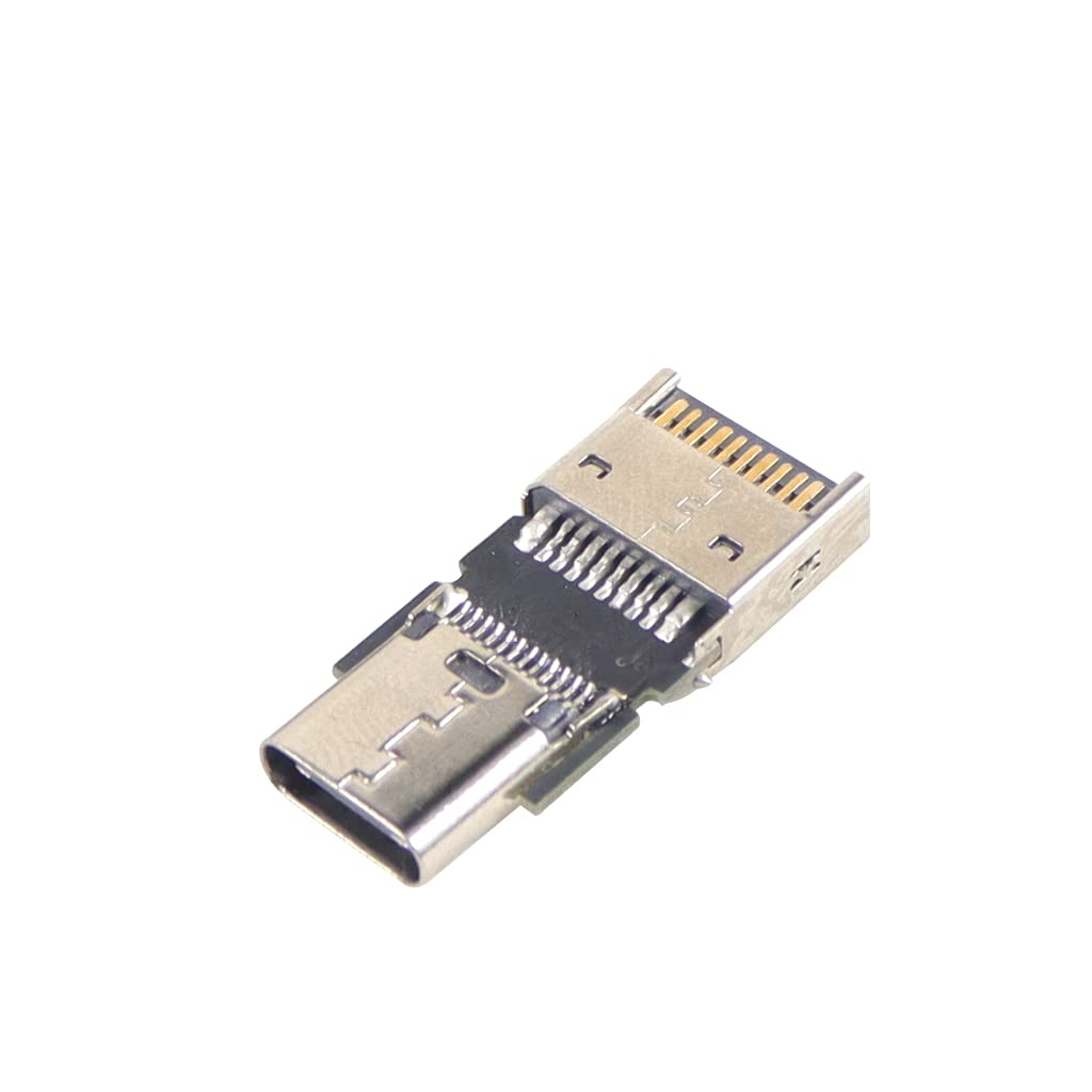 JMT USB 3.2 Gen 2 Type-E to USB-C Male to Female Adapter - 10Gbps High Speed Data Transfer - Front Panel Connector for PC Motherboard Expansion (with Protective Shell) - Perfect for Gaming PCs, Workstations & DIY Computer Builds