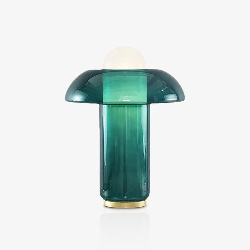 Modern Glass Mushroom Table Lamp - Elegant Bedside & Living Room Decor for Cozy Ambiance