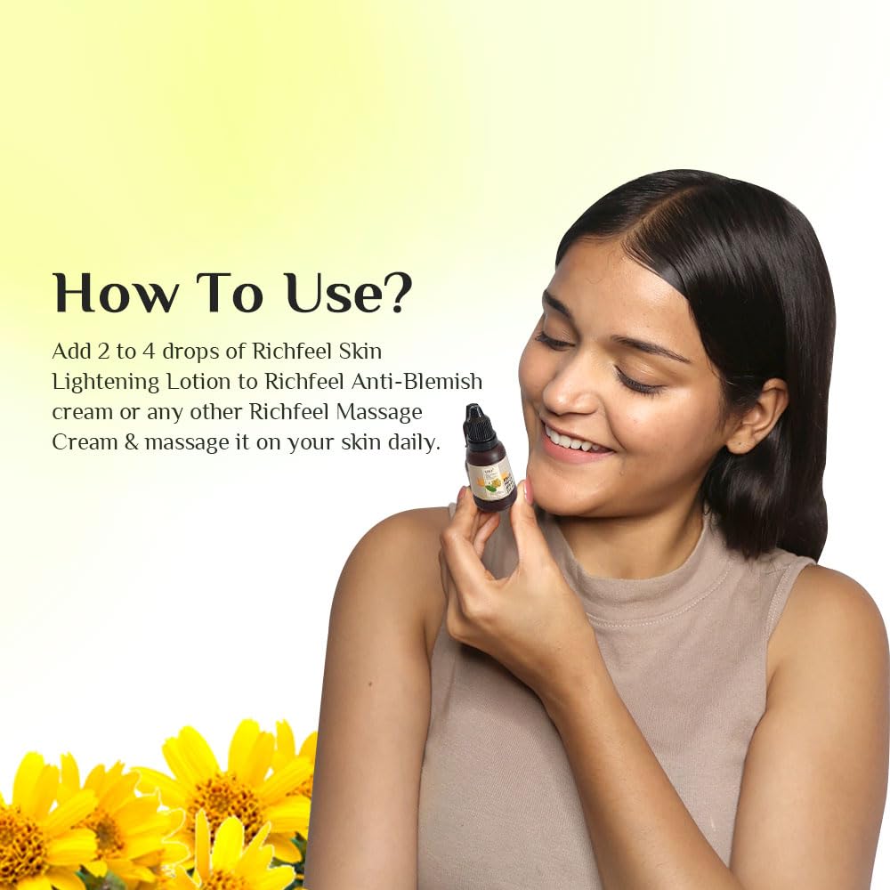 Richfeel Hair Nourisher Oil for Hair Fall Control & Growth Treatment | Trichologist-Developed Formula with High Concentration | 10ml | Reduces Breakage & Promotes Healthy Hair for Men & Women | Perfect for Daily Hair Care Routine & Scalp Massage
