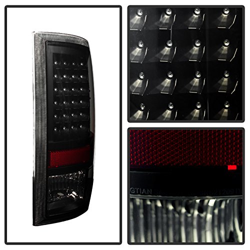 Dodge Ram 1500 2009-2018 & 2500/3500 2010-2018 LED Euro Style Tail Lights - Brake Lights & Rear Lamps for Enhanced Visibility & Style | Perfect for Night Driving & Custom Truck Upgrades