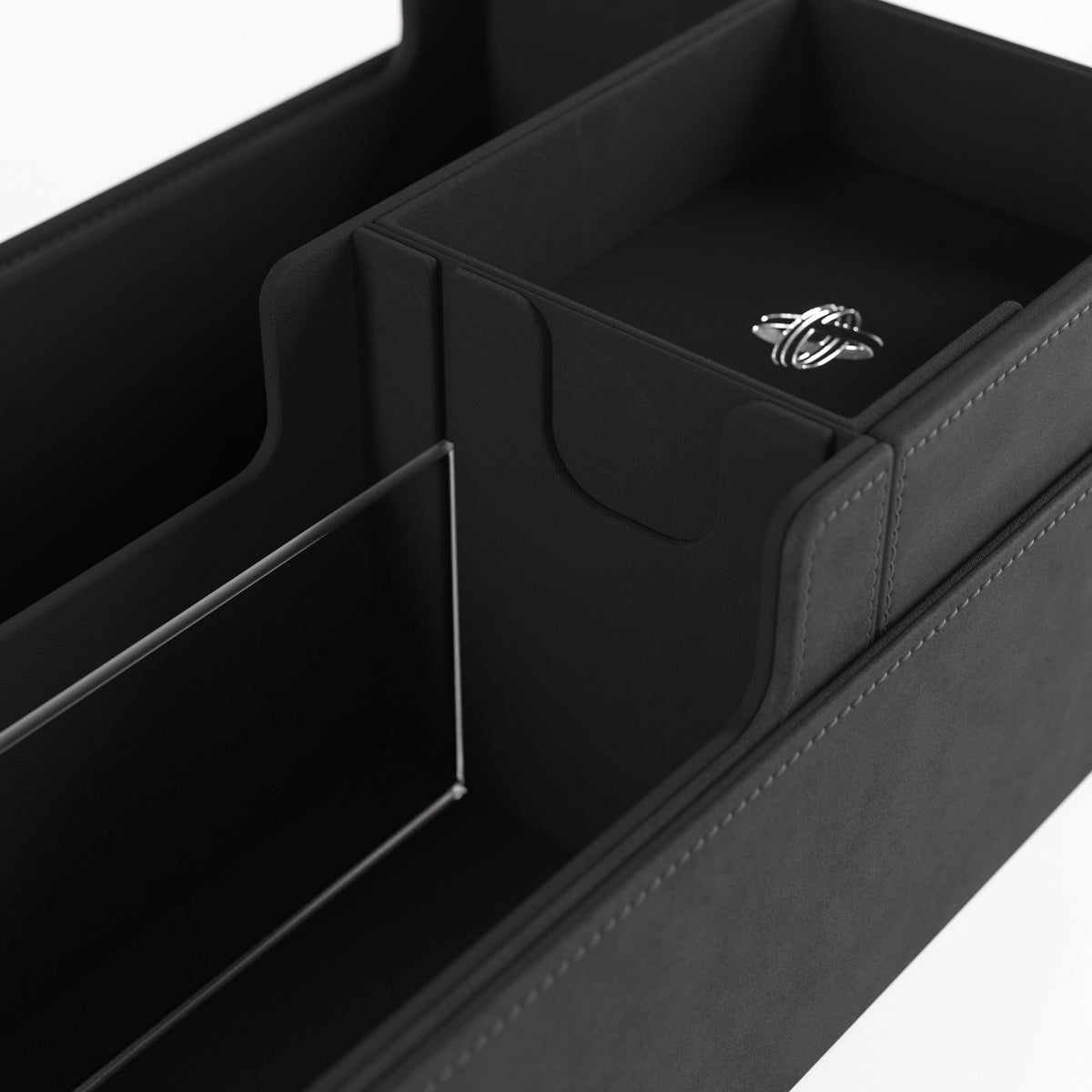 Cards' Lair 1000+ PRO Black Convertible Game Box - Premium Storage Solution for Trading Cards, Board Games & Collectibles - Perfect for Home, Travel & Game Nights