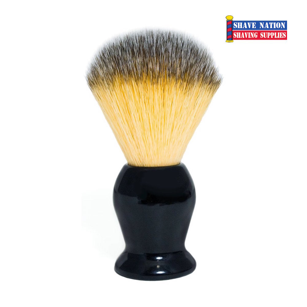 Premium Rockwell Synthetic Shaving Brush for Men - Soft & Durable Vegan Shaving Brush for Sensitive Skin - Perfect for Wet Shaving, Travel & Grooming Kits