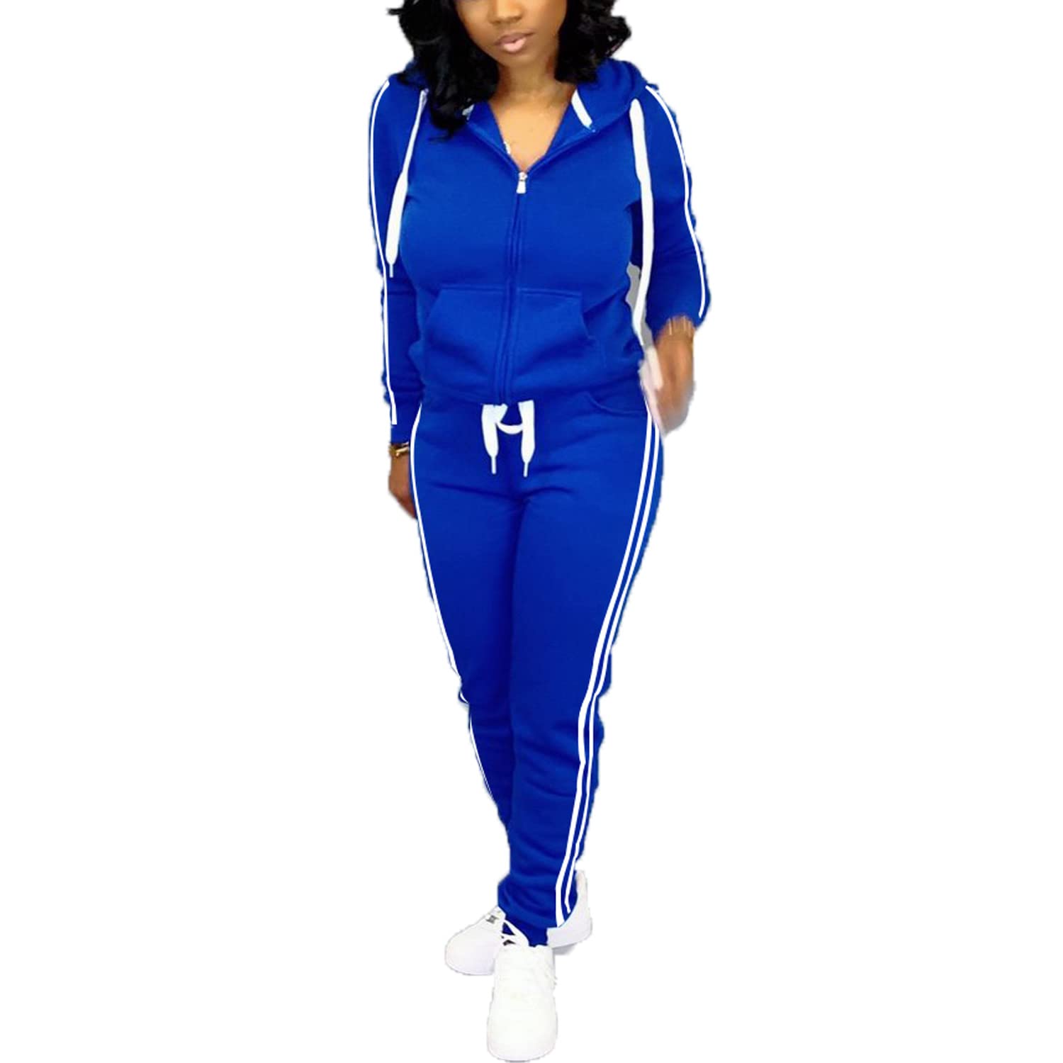 Stylish Nimsruc Women's Two Piece Outfits - Casual Tracksuit Set for Lounge, Travel & Everyday Wear | Comfortable Matching Sweatsuit