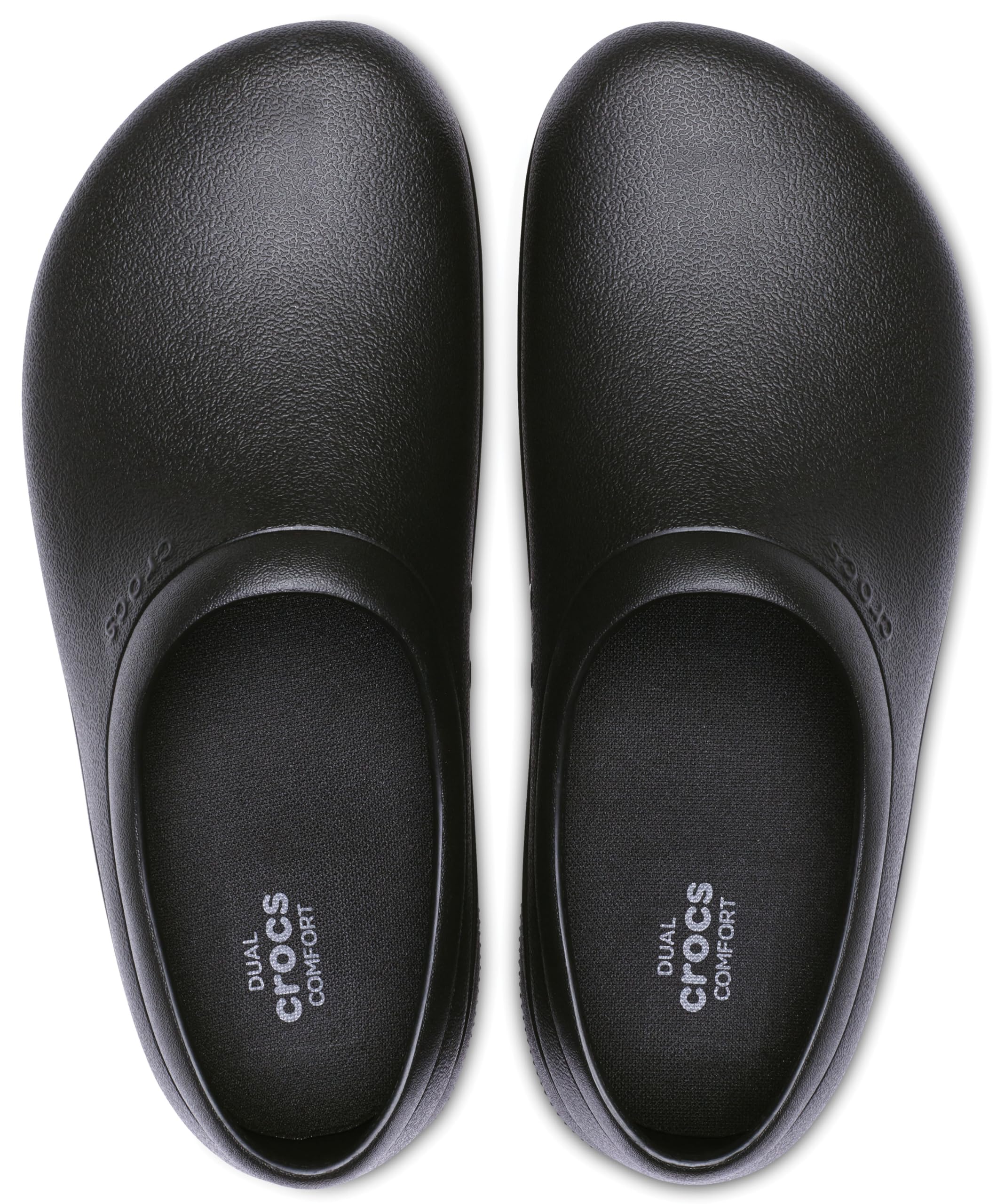 Crocs Unisex-Adult On The Clock Clogs - Slip Resistant Work Shoes for Men & Women - Comfortable Non-Slip Footwear for Nurses, Chefs & Healthcare Workers