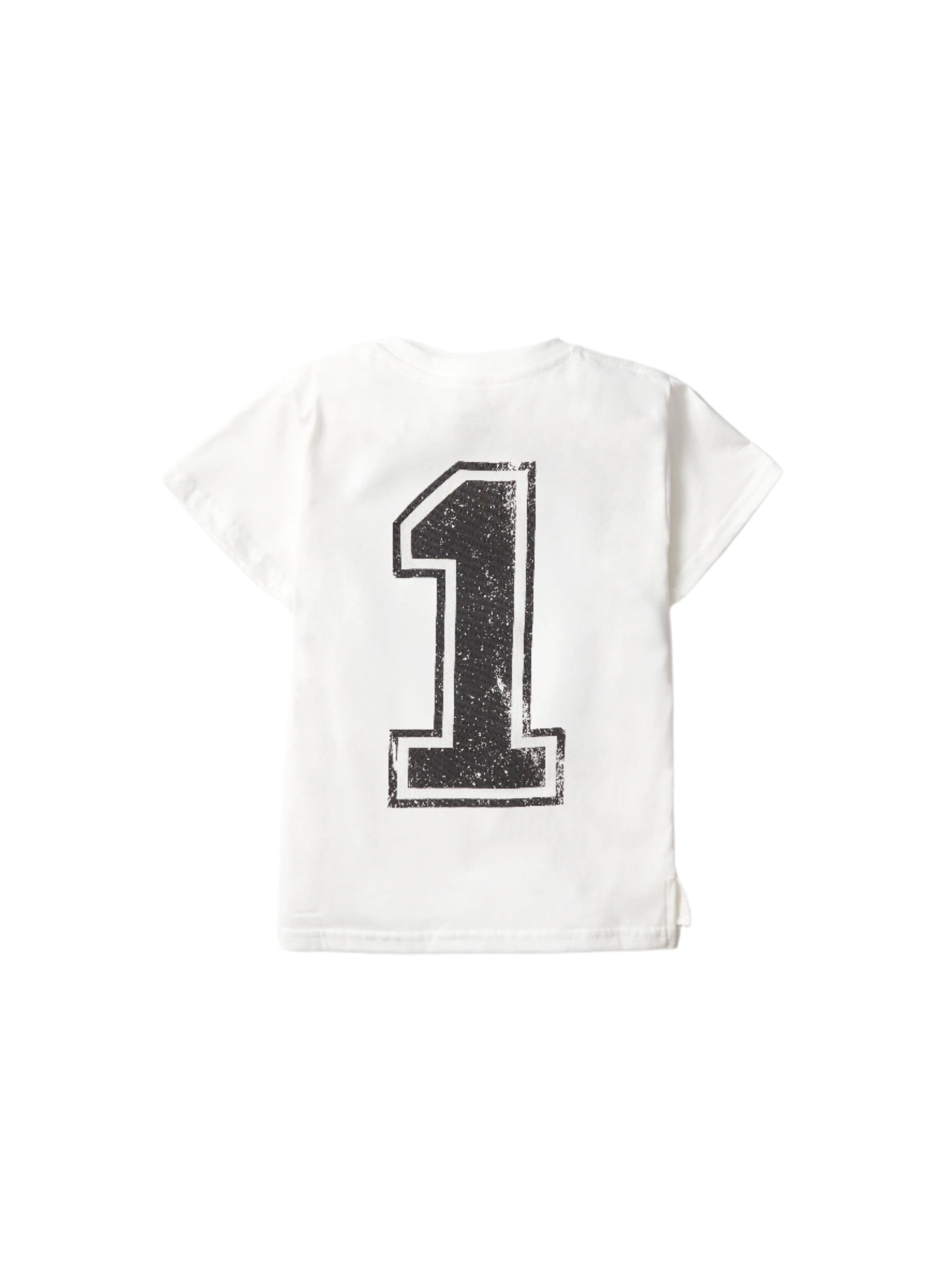 1st Birthday Elevated Tee - Premium White Cotton Baby Shirt for Special Occasions & Photo Shoots
