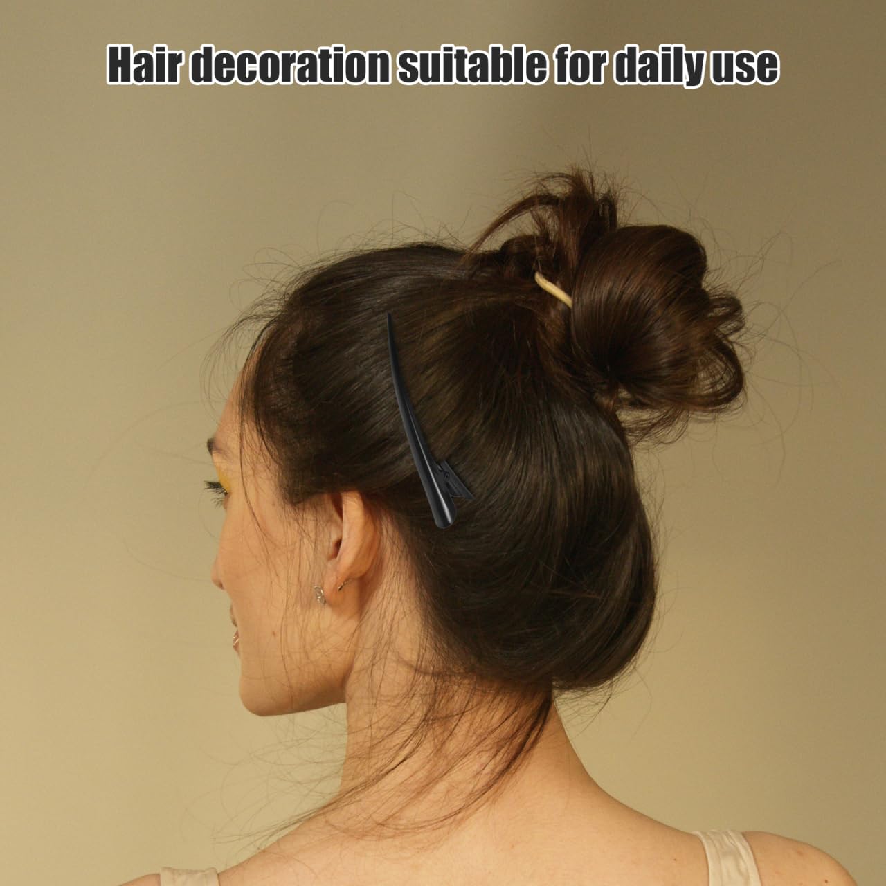 KALLORY 3pcs Alligator Hair Clips for Women - Metal Hair Barrettes for Girls, Styling & Party