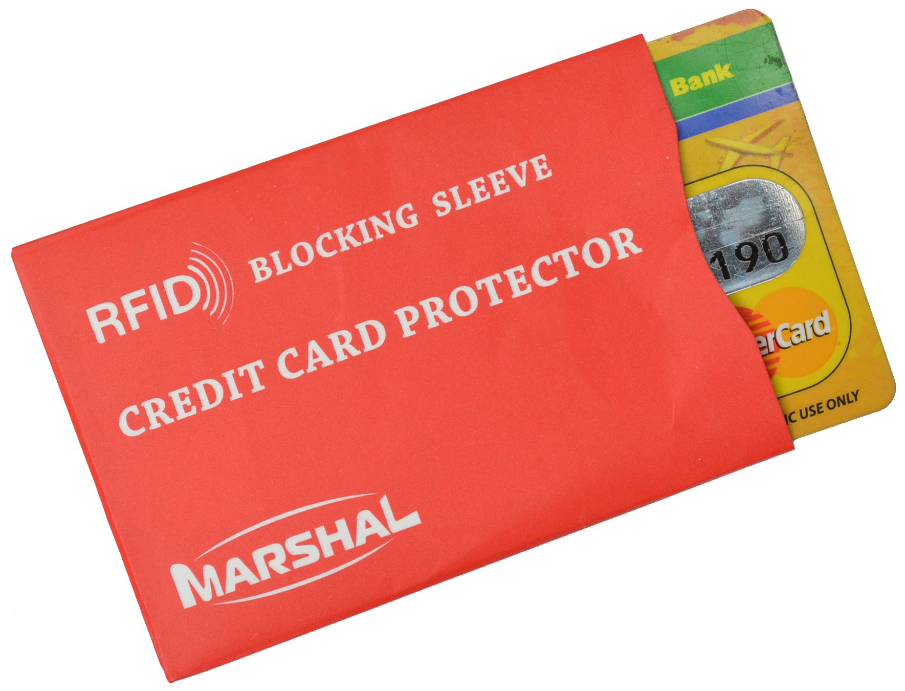 RFID Blocking Credit Card Holder Sleeves - 5 Pack Secure Wallet Protector for Contactless Payment Security | Travel, Business & Everyday Use