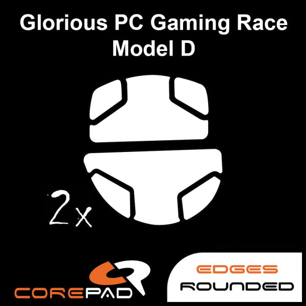Corepad Skatez Mouse Feet for Glorious Model D - Ultra Smooth PTFE Mouse Skates for Gaming & Productivity | Perfect for FPS, MOBA & Office Use