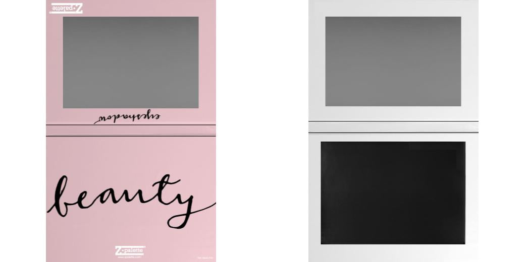 Custom Extra Large Magnetic Z Palette for Makeup Artists - Perfect for Eyeshadows, Blushes & Travel Makeup Organization | Durable & Portable Makeup Storage Case
