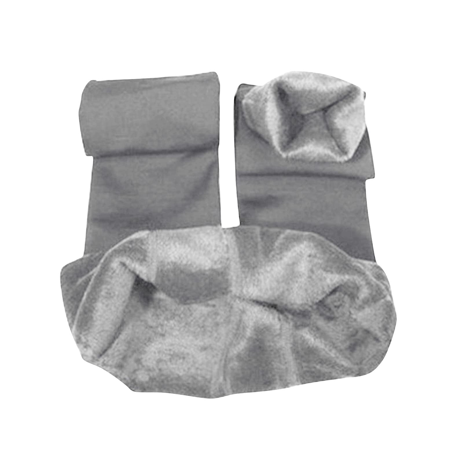 Women's Winter Fleece-Lined Leggings - Plus Size All-in-One Thermal Pants with Warm Foot Cuffs for Casual Wear & Work | Cozy Cold Weather Outfit Essential