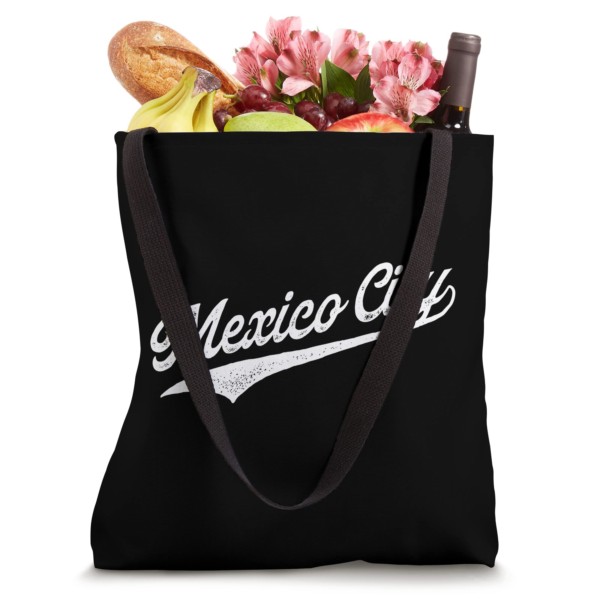 Stylish Mexico City Tote Bag - Durable Canvas Shopping Bag with Unique Mexican Design - Perfect for Travel, Beach, Grocery & Everyday Use