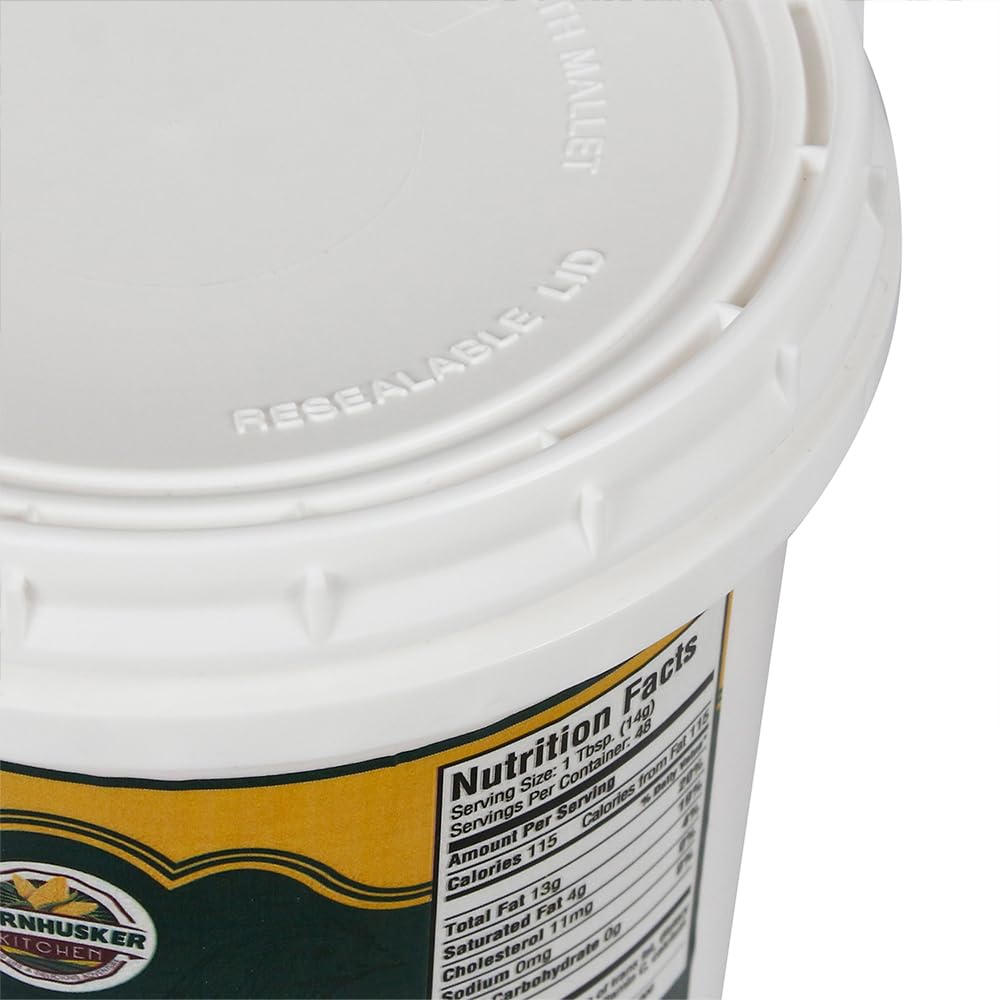 Premium Rendered Chicken Fat for Cooking & Baking - 1.5 lb Paleo-Friendly Tub | High-Quality Cooking Oil for Roasting, Frying & Baking | Perfect for Keto, Whole30 & Healthy Recipes by Cornhusker Kitchen