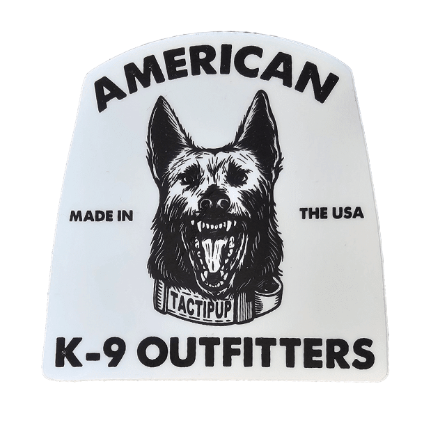 American K9 Outfitters 3x3 Inch Dog Stickers - Waterproof Vinyl Decals for Laptops, Cars & Pet Accessories | Perfect for Dog Lovers & Pet Owners