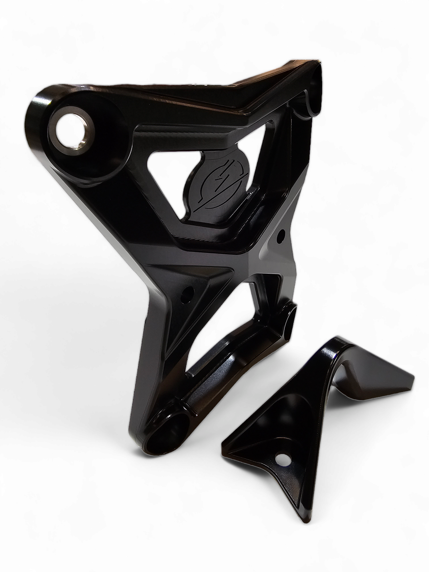 2020-2024 Polaris RZR Pro XP Heavy Duty Radius Rod Plate with Tow Hook - Black RRP610025 - Off-Road Protection for Dune Bashing & Trail Riding