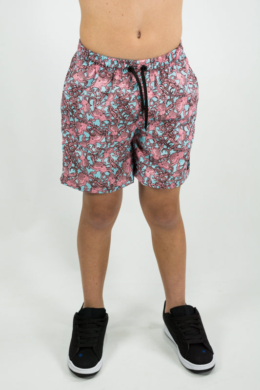 Kids Bath Shorts with Octopus Print - Soft and Comfortable Swimwear for Boys & Girls - Perfect for Pool, Beach, and Water Play