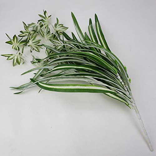 2PCS Artificial Green Plants for Wall Decor - Fake Plastic Lawn & Simulation Flower Wall Background - Perfect for Living Room, Balcony, Garden, and Home Decoration - Indoor & Outdoor Use