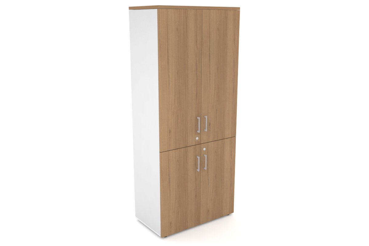 Large Storage Cabinet with Small & Medium Doors - 800W x 1870H x 450D - Perfect for Office, Classroom, or Warehouse Organization