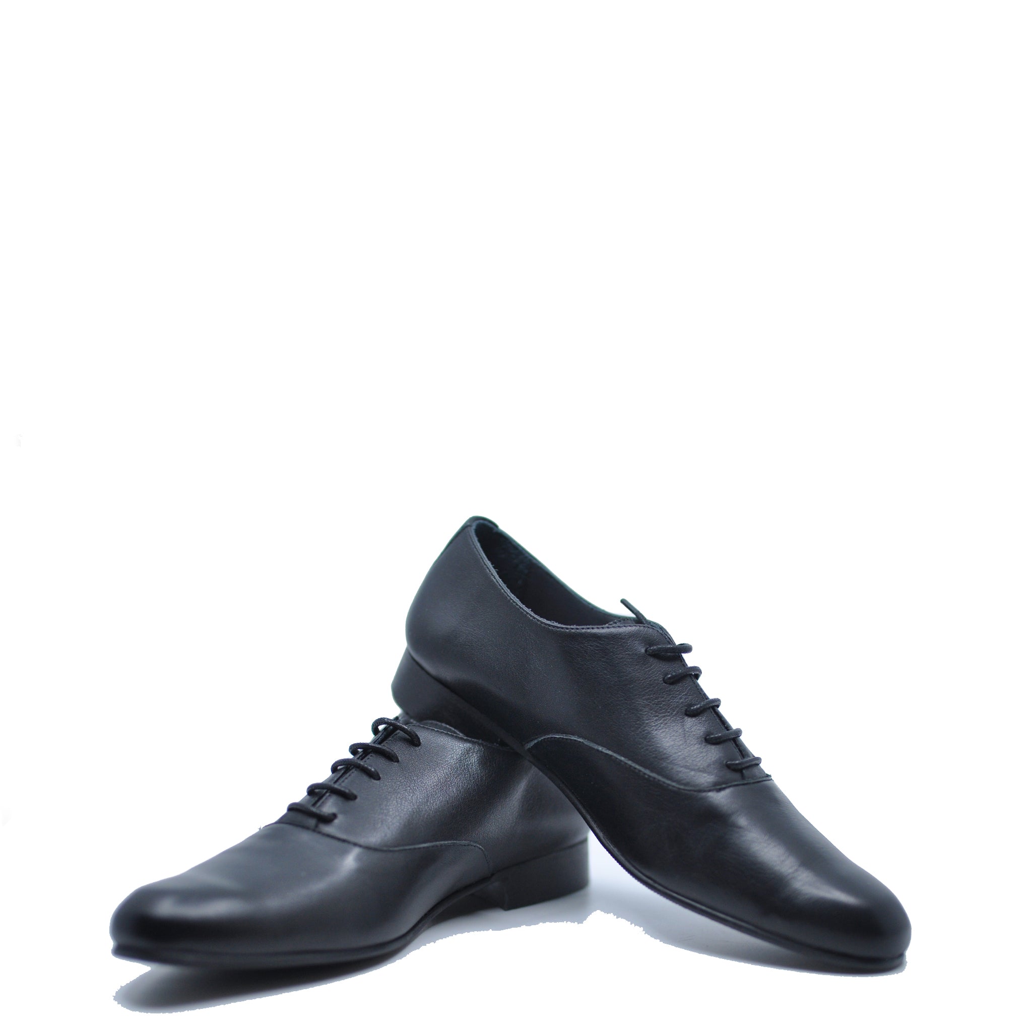 Blublonc Men's Black Lace Up Dress Shoes - Formal Oxford Shoes for Business, Wedding & Office Wear