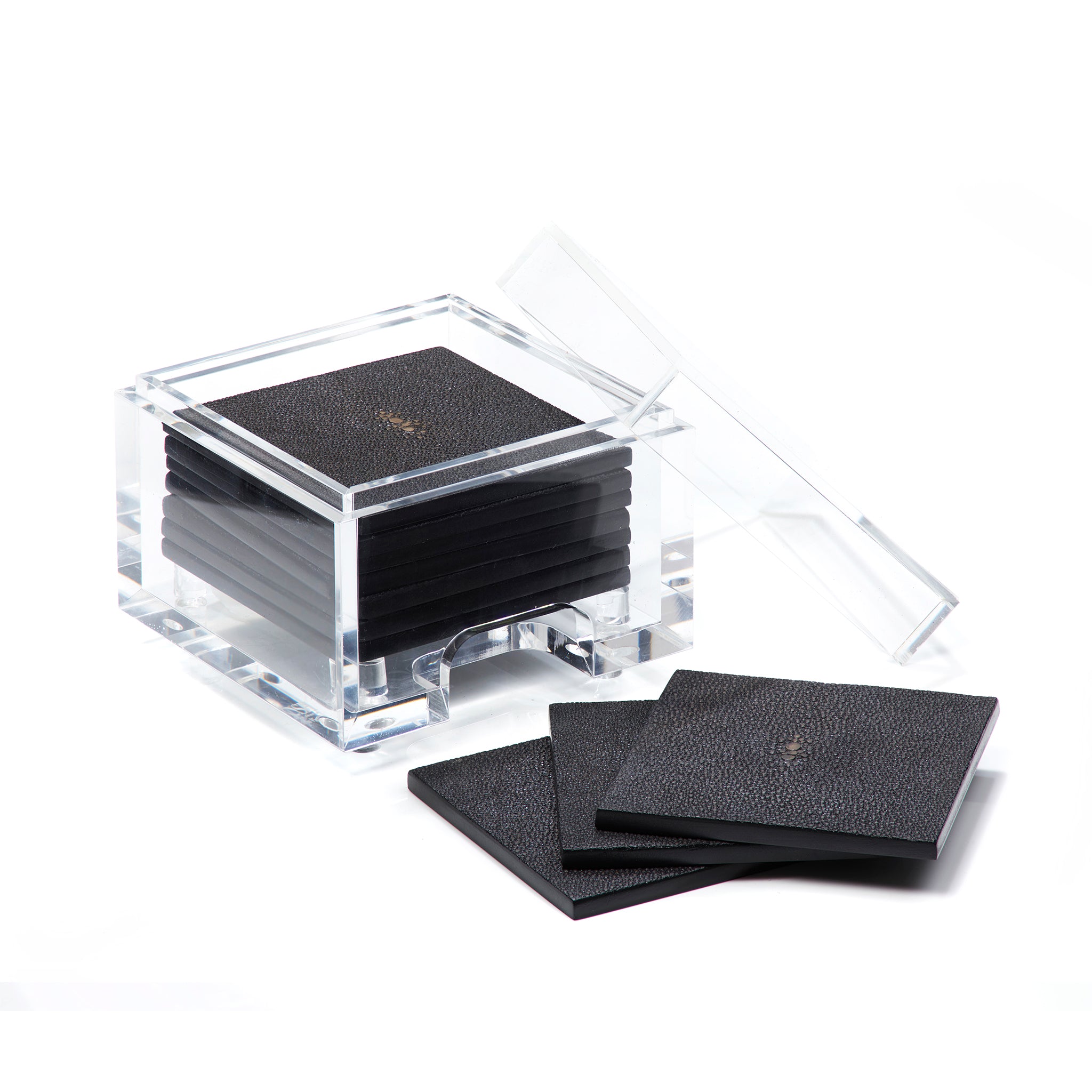 Luxury Faux Shagreen Chocolate Box - Elegant Clear Storage Container for Chocolates, Candies & Treats - Perfect for Gifts, Parties & Home Decor