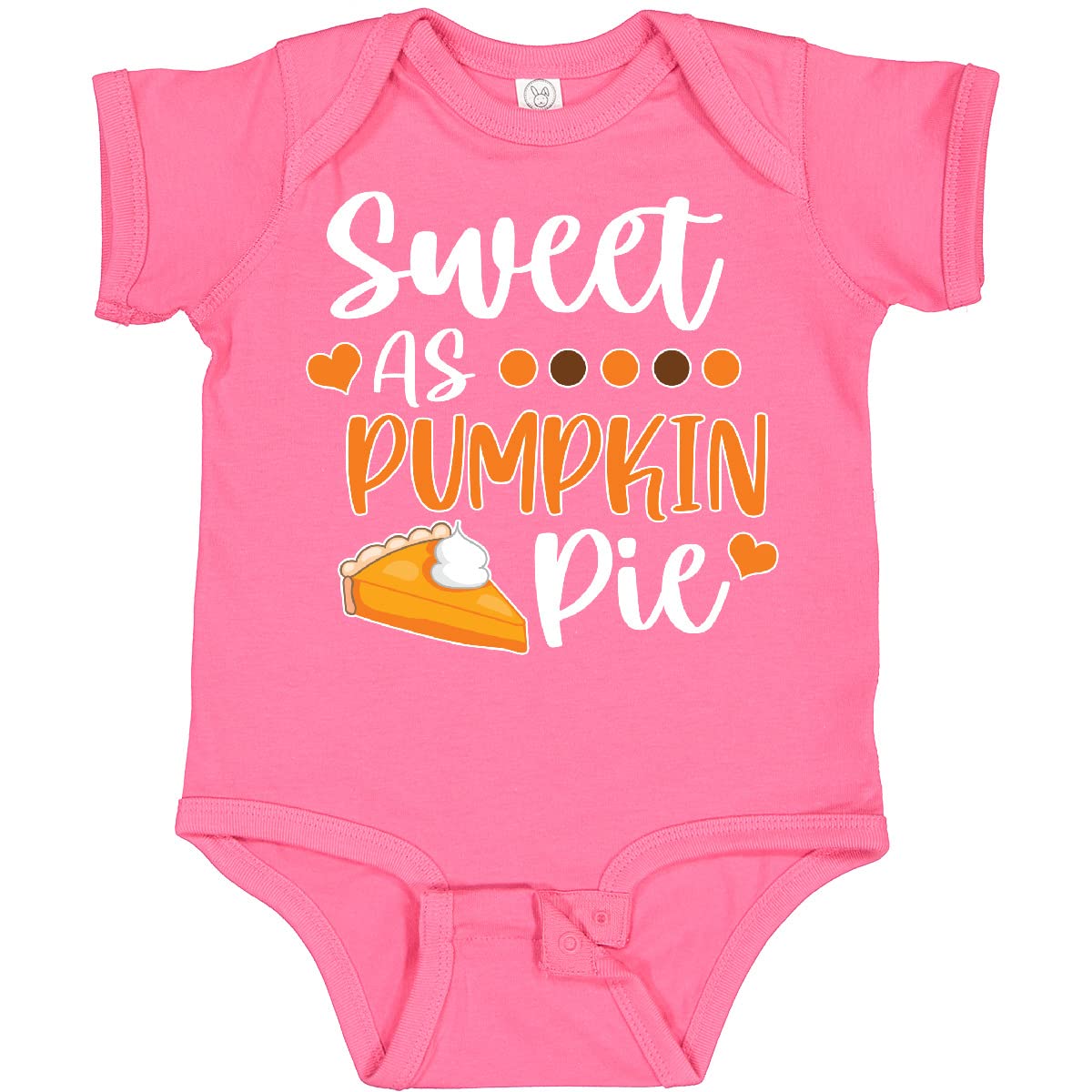 Inktastic Thanksgiving Sweet As Pumpkin Pie Baby Bodysuit - Cute Holiday Outfit for Infants & Toddlers - Perfect for Family Gatherings, Photo Shoots & Autumn Celebrations