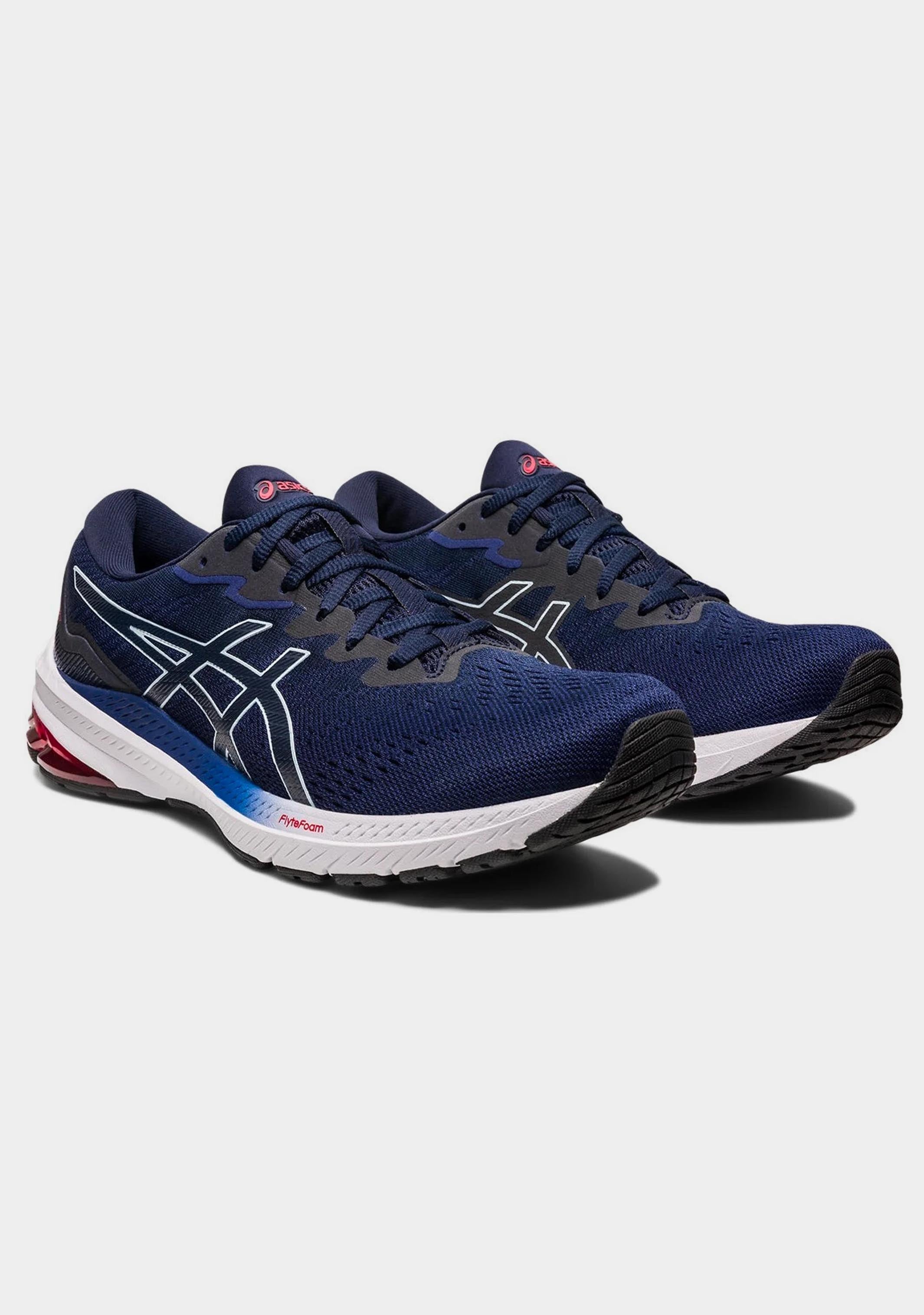 ASICS Men's GT-1000 11 Running Shoes - Midnight Blue (4E Wide Width) | Lightweight Cushioned Sneakers for Jogging, Gym & Daily Wear