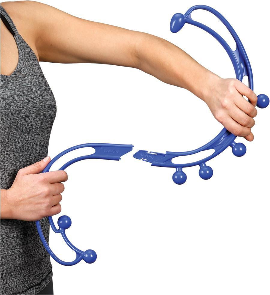 Trigger Point Relief Collapsible Massager - Portable Muscle Pain Relief Tool for Back, Neck & Shoulders - Perfect for Home, Office & Travel Use