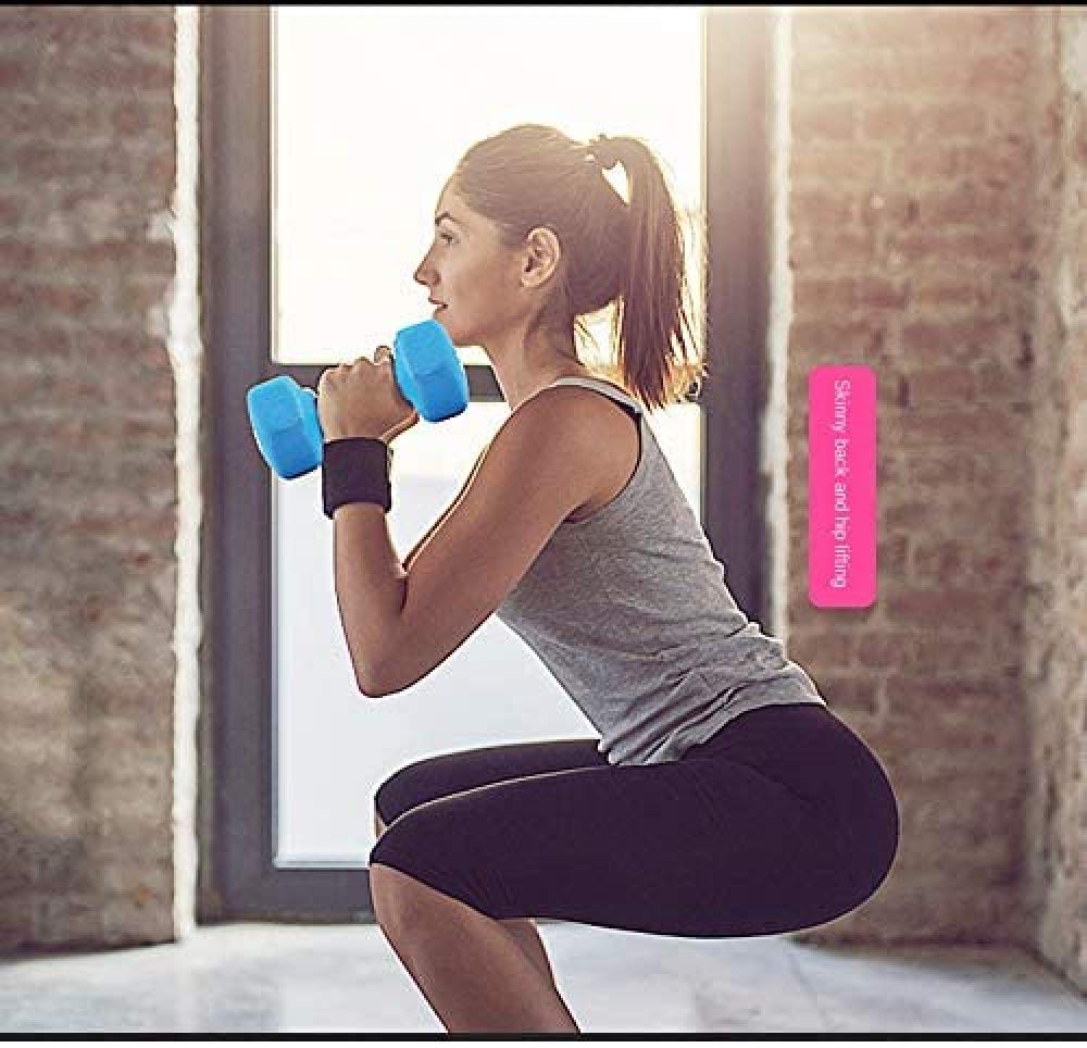 1kg-5kg Neoprene Dumbbell Set (Pair) - Lightweight Home Gym Weights for Men & Women - Perfect for Arm Toning, Strength Training, Pilates and Home Workouts - Ideal for Small Spaces & Apartment Fitness