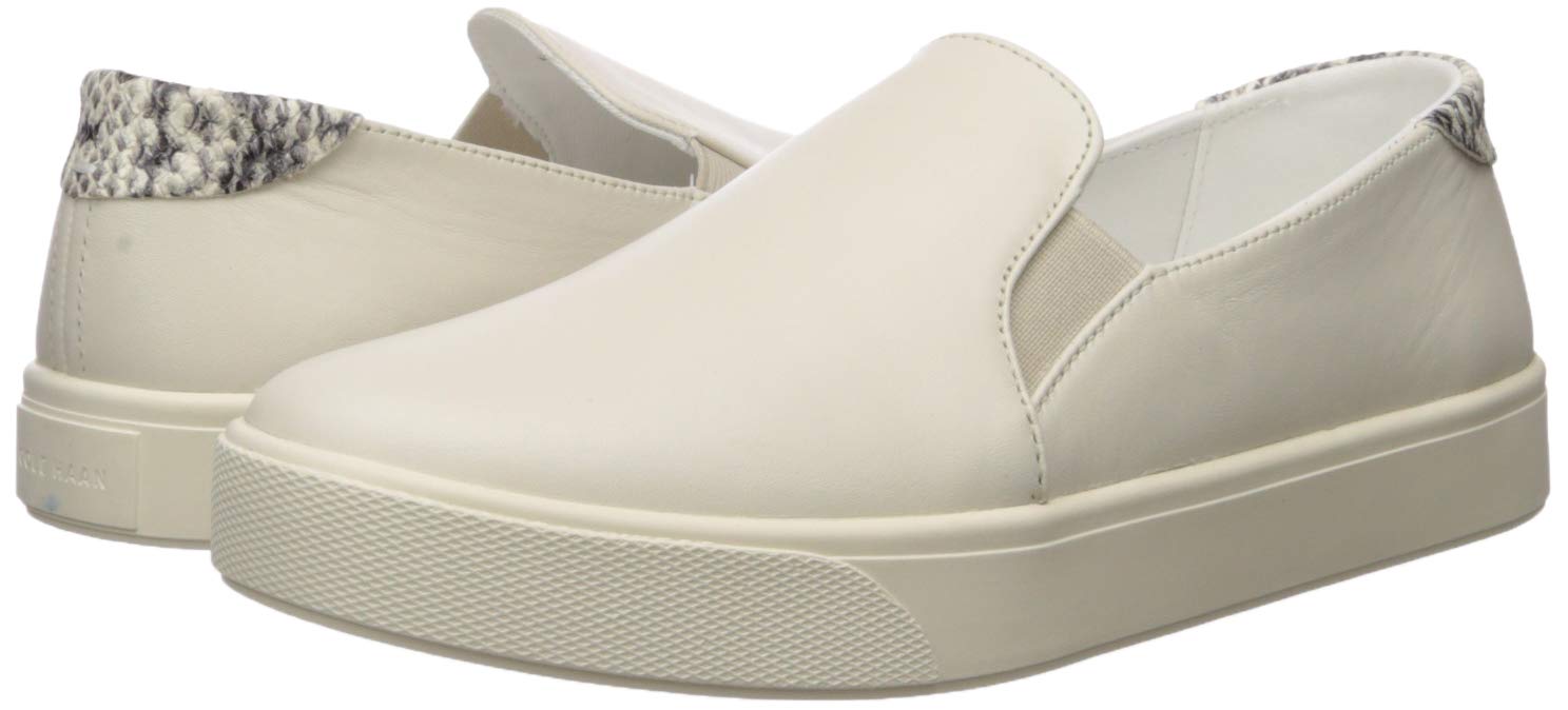 Cole Haan Women's Grandprø Spectator Slip-On Sneakers - Black | Comfortable Casual Shoes for Work, Travel & Everyday Wear