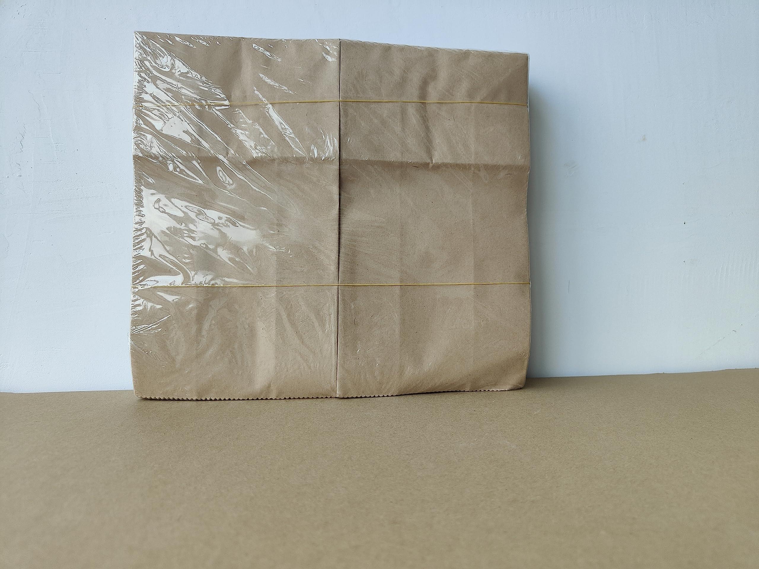 Eco-Friendly Kraft Paper Bags 100-Pack, 13x8x24cm Food-Grade Bags for Bread, Pizza, Sweets, Candies & Bakery - Perfect for Takeout, Party Favors & Gift Packaging