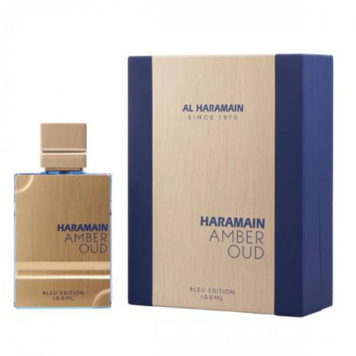 Al Haramain Amber Oud Blue Edition 100ml Eau de Parfum for Men - Premium Arabian Fragrance with Woody & Spicy Notes - Perfect for Date Night, Special Occasions & Daily Wear