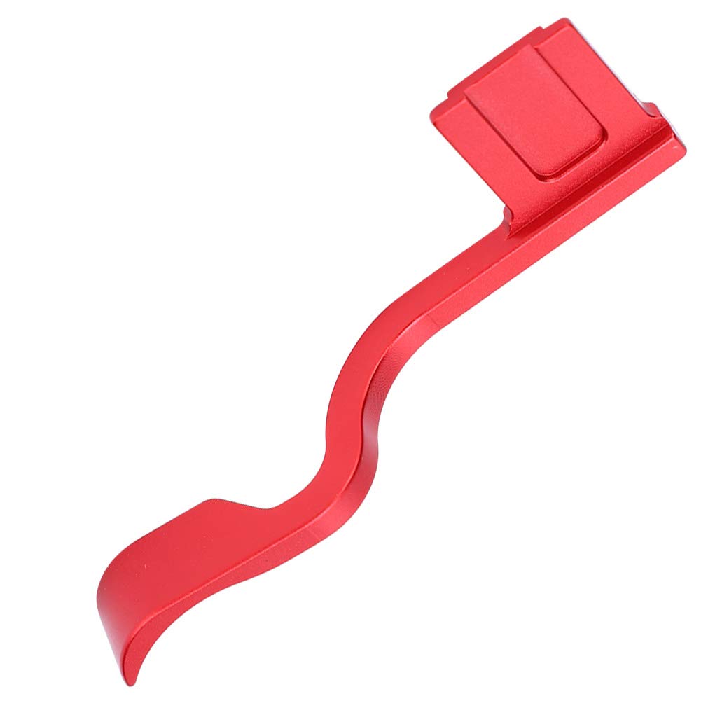 Archuu Aluminum Alloy Camera Thumb Grip - Ergonomic Hot Shoe Handle for Fujifilm X-T4 Mirrorless Camera (Red) | Portable & Durable Accessory for Photography & Videography