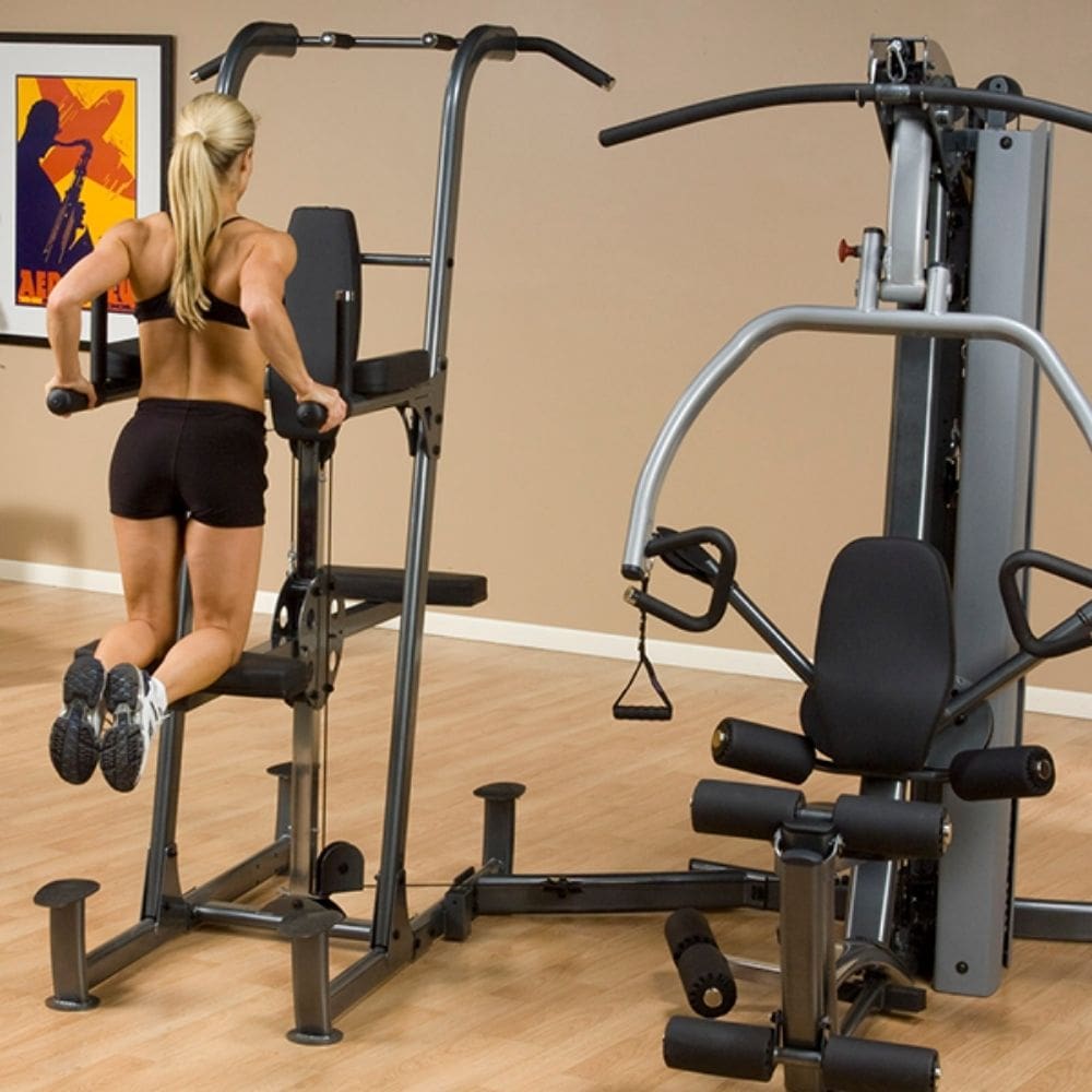 Body Solid Fusion Weight Assisted Dip & Pull Up Station FCDWA - Home Gym Equipment for Strength Training & Full Body Workouts