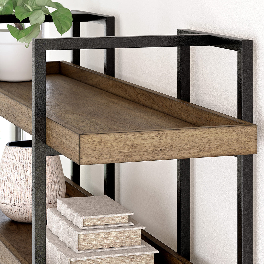 Montia Bookcase - Modern Wooden Bookshelf for Home & Office - Stylish Storage for Books, Decor & Essentials | Perfect for Living Room, Bedroom, Study & Office Organization