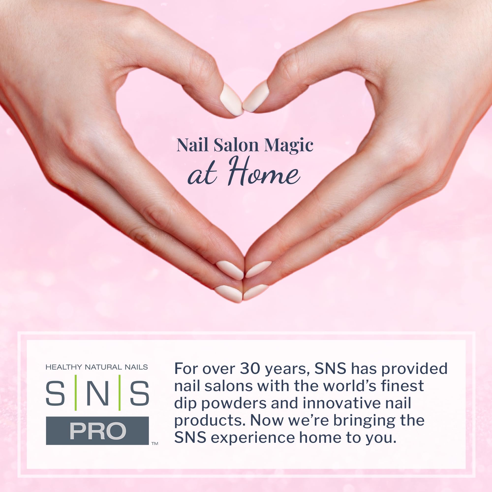 SNS Dip Powder Nail Kit - Pink & Sparkles Dipping Powder Starter Set with Long-Lasting Colors for Stronger Nails | DIY At-Home Manicure Kit for Salon-Quality Results | Perfect for Parties, Weddings and Everyday Wear