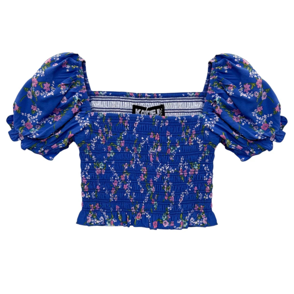 Katie J Marlee Floral Cascade Women's Top - Elegant Floral Print Blouse for Casual & Office Wear | Perfect for Spring & Summer Outfits