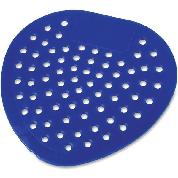 Krystal Blue Urinal Screen Deodorizer - 12 Pack | Long-Lasting Fragrance & Odor Control for Men's Restrooms | Ideal for Commercial & Public Bathrooms