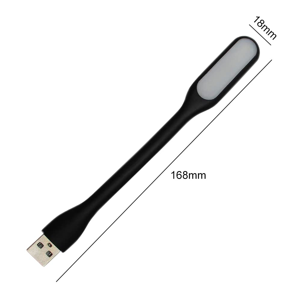 Flexible USB LED Reading Lamp - 3-Pack Mini Adjustable USB Light for Laptop, Computer, Books & Nightstand - Perfect for Studying, Working & Bedside Use