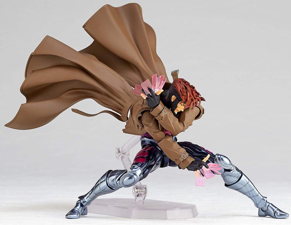 Amazing Yamaguchi Revoltech No. 012 Gambit Action Figure - Highly Articulated Collectible for Marvel X-Men Fans | Perfect for Display, Photography & Cosplay Inspiration