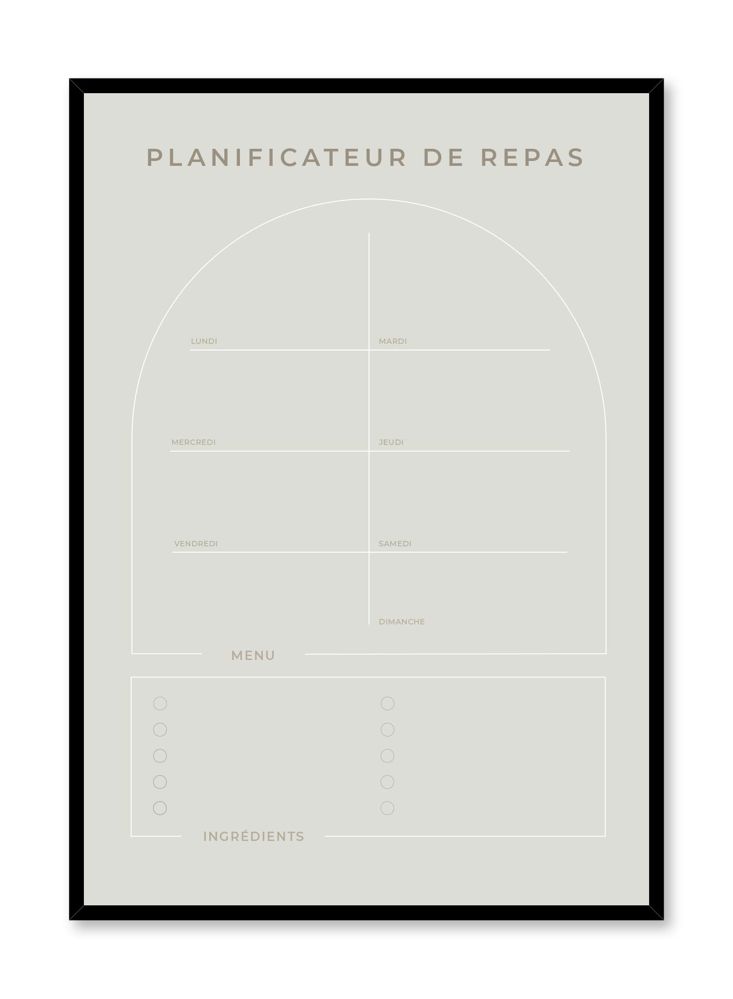 Meal Planner - Weekly & Monthly Food Planner Organizer for Healthy Eating - Perfect for Meal Prepping, Grocery Shopping & Weight Loss Goals