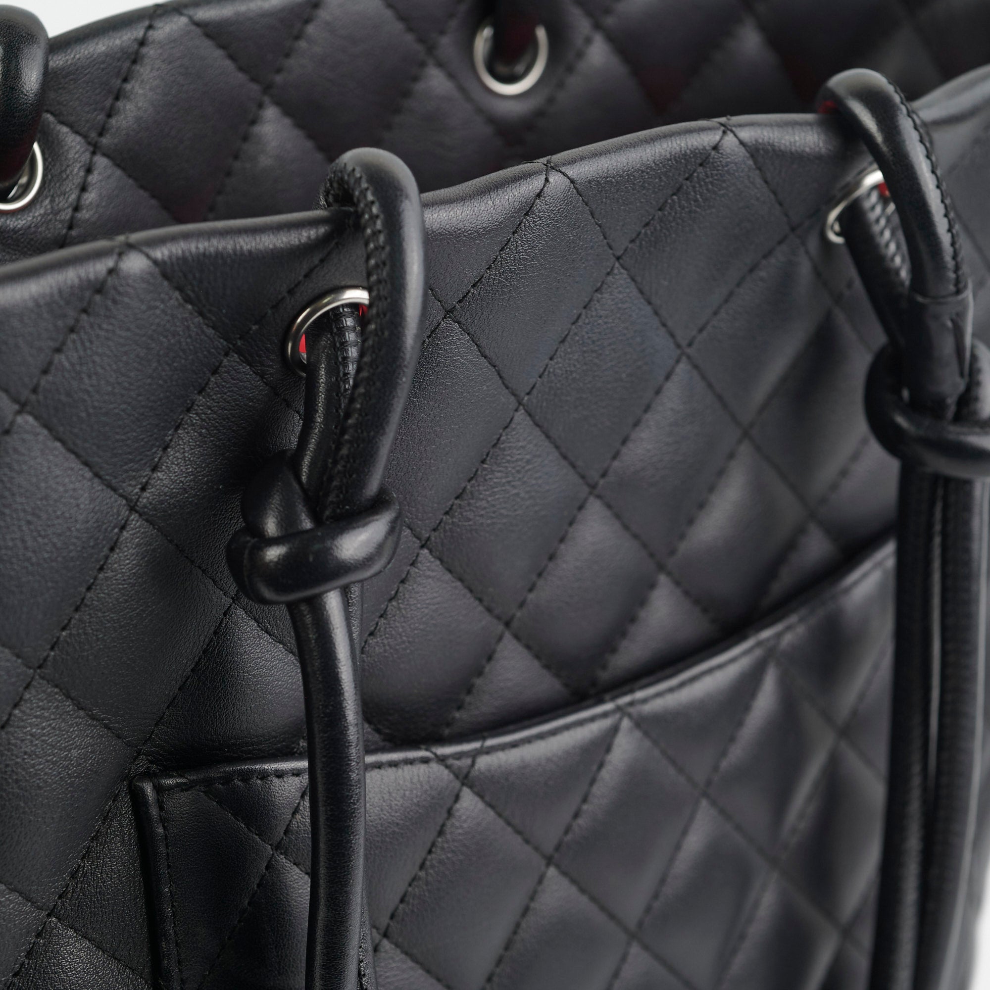 Chanel Cambon Small Tote Bag for Women - Luxury Leather Shoulder Handbag - Perfect for Work, Travel & Everyday Use