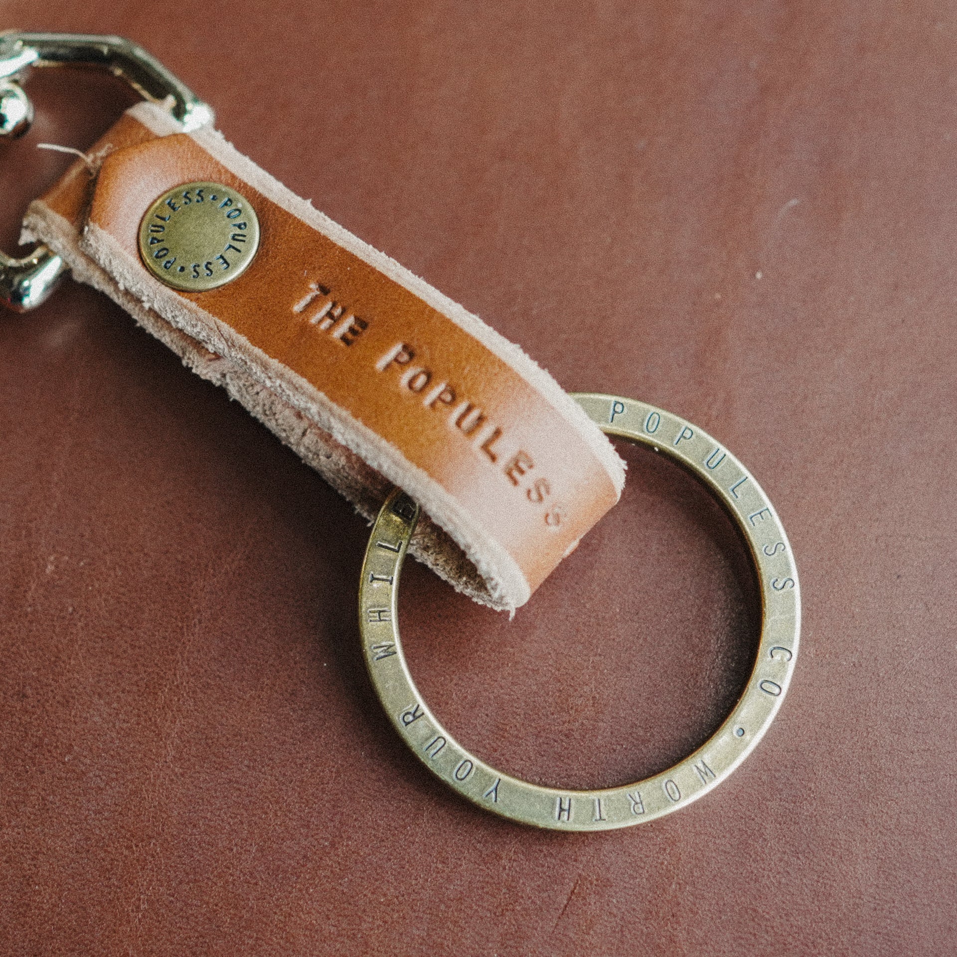 The Smith Fob Rio Latigo - Premium Leather Keychain for Men & Women - Durable & Stylish Key Holder for Everyday Use, Office, Travel & Gifts