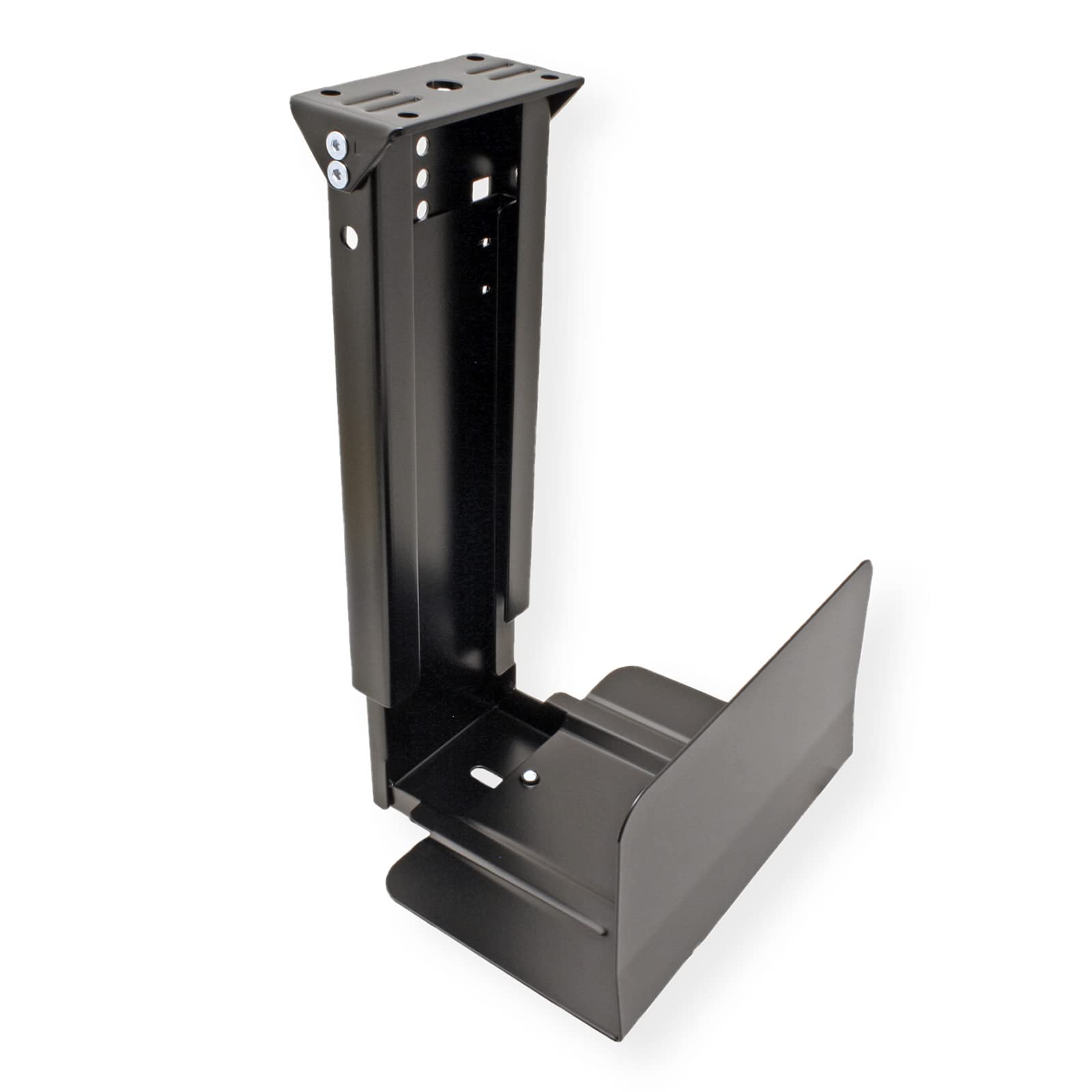 Black PC Holder - Adjustable Laptop Stand for Desk, Ergonomic Computer Riser with Non-Slip Base - Perfect for Home Office, Gaming & Workspace Setup